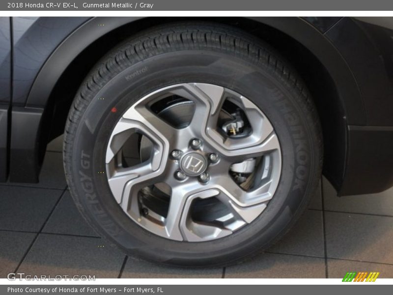 Gunmetal Metallic / Gray 2018 Honda CR-V EX-L