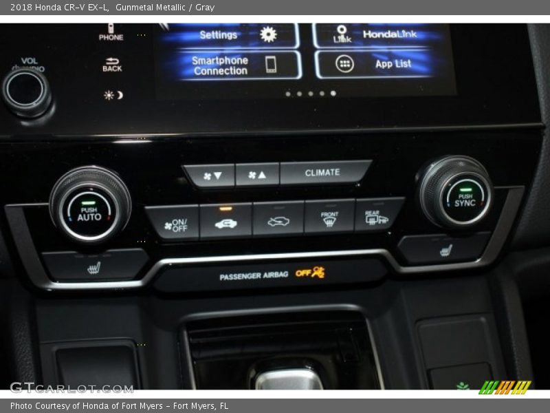 Gunmetal Metallic / Gray 2018 Honda CR-V EX-L