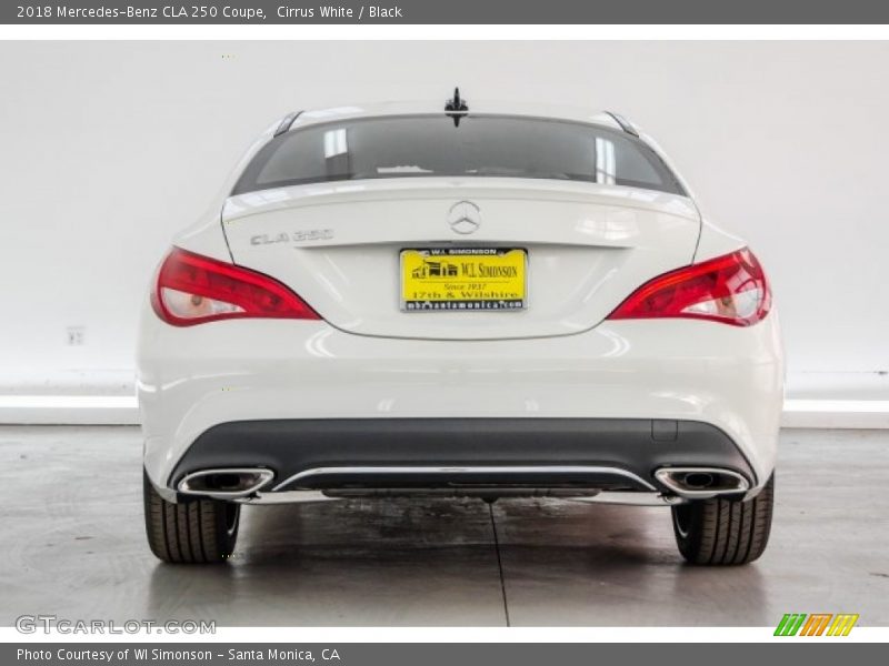 Cirrus White / Black 2018 Mercedes-Benz CLA 250 Coupe