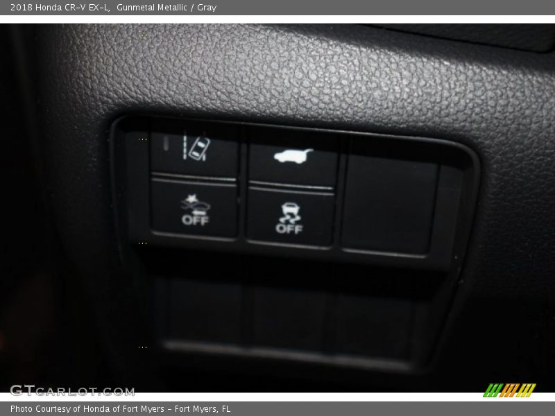 Gunmetal Metallic / Gray 2018 Honda CR-V EX-L