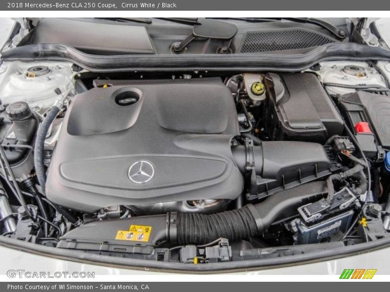 Cirrus White / Black 2018 Mercedes-Benz CLA 250 Coupe