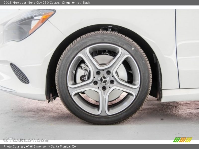 Cirrus White / Black 2018 Mercedes-Benz CLA 250 Coupe