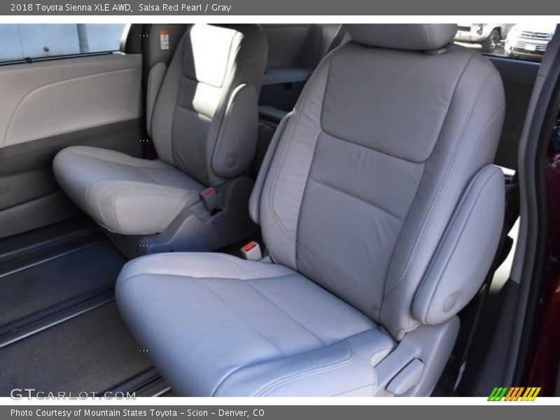 Salsa Red Pearl / Gray 2018 Toyota Sienna XLE AWD