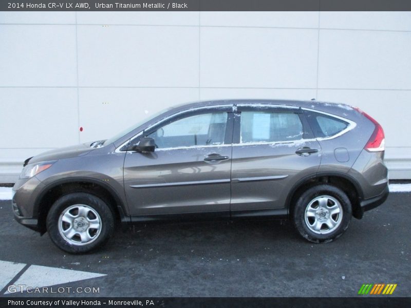 Urban Titanium Metallic / Black 2014 Honda CR-V LX AWD