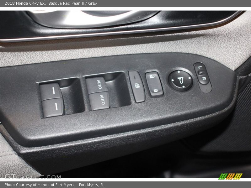 Basque Red Pearl II / Gray 2018 Honda CR-V EX