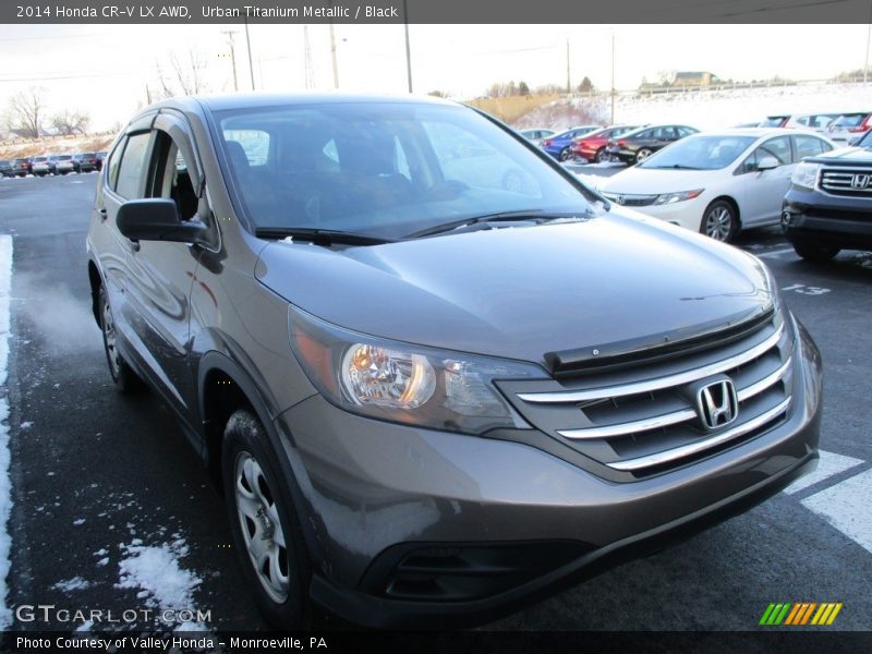 Urban Titanium Metallic / Black 2014 Honda CR-V LX AWD