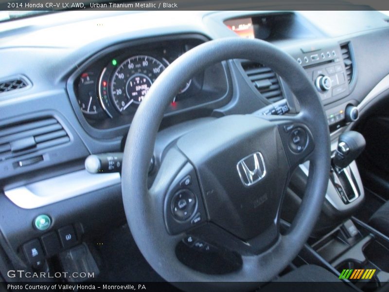 Urban Titanium Metallic / Black 2014 Honda CR-V LX AWD