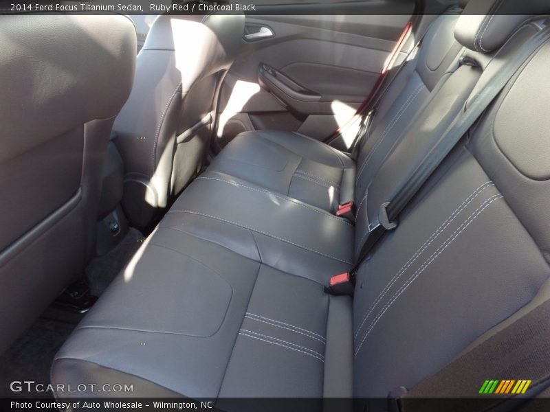 Ruby Red / Charcoal Black 2014 Ford Focus Titanium Sedan