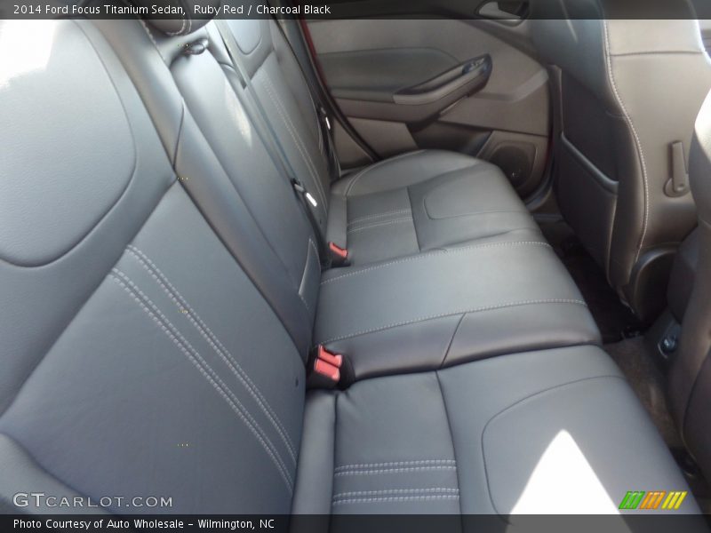 Ruby Red / Charcoal Black 2014 Ford Focus Titanium Sedan