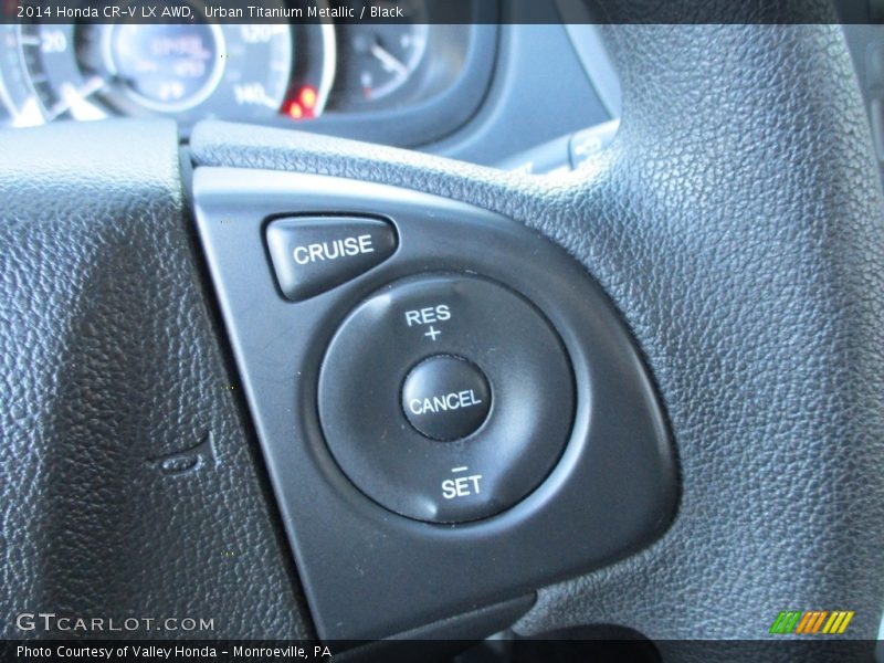 Urban Titanium Metallic / Black 2014 Honda CR-V LX AWD