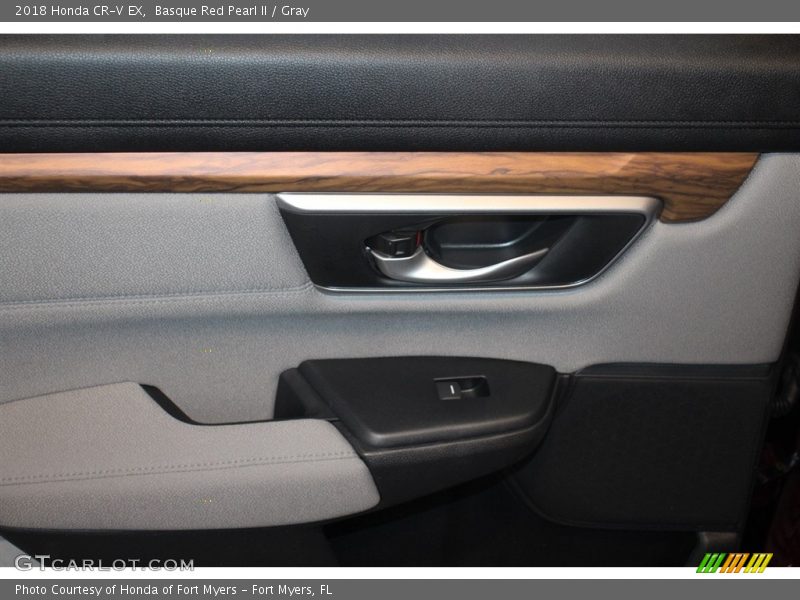 Basque Red Pearl II / Gray 2018 Honda CR-V EX