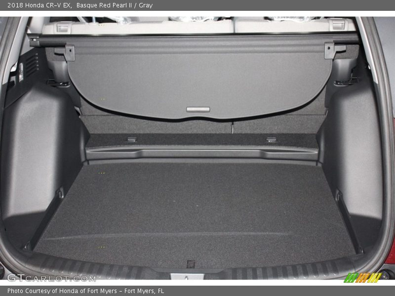 Basque Red Pearl II / Gray 2018 Honda CR-V EX