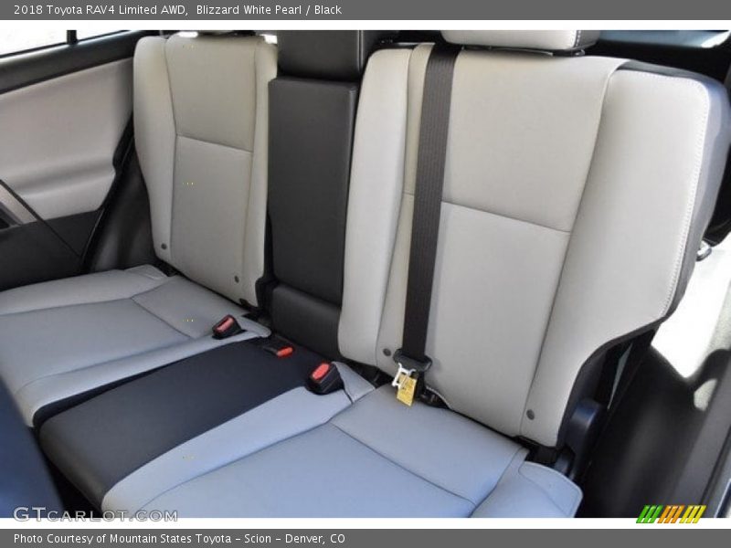 Blizzard White Pearl / Black 2018 Toyota RAV4 Limited AWD