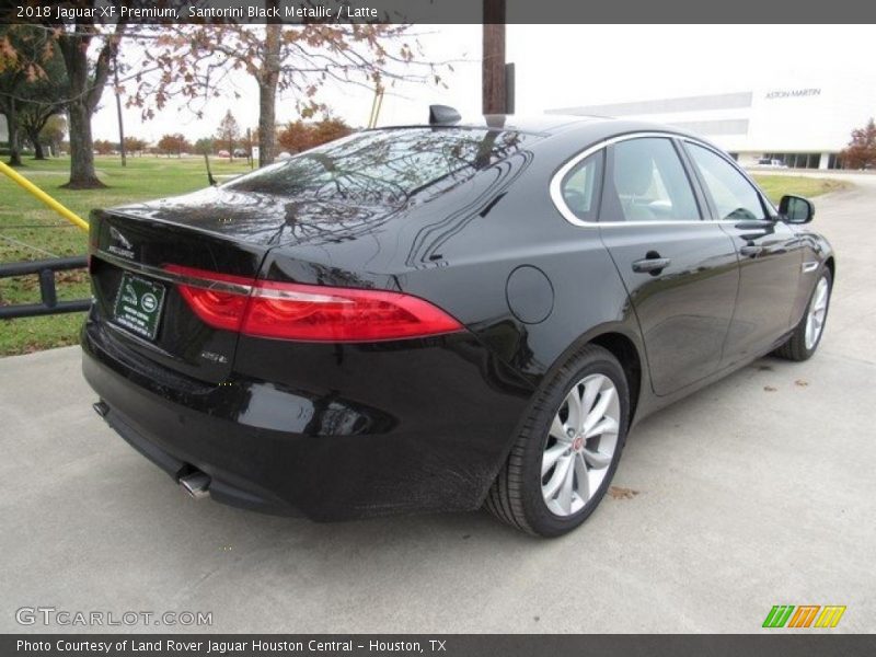 Santorini Black Metallic / Latte 2018 Jaguar XF Premium