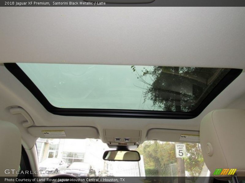 Santorini Black Metallic / Latte 2018 Jaguar XF Premium