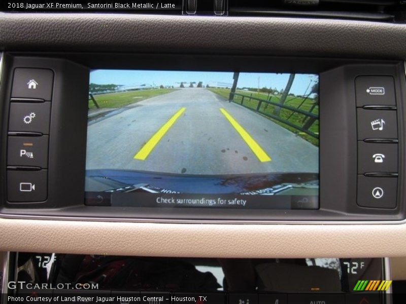 Santorini Black Metallic / Latte 2018 Jaguar XF Premium