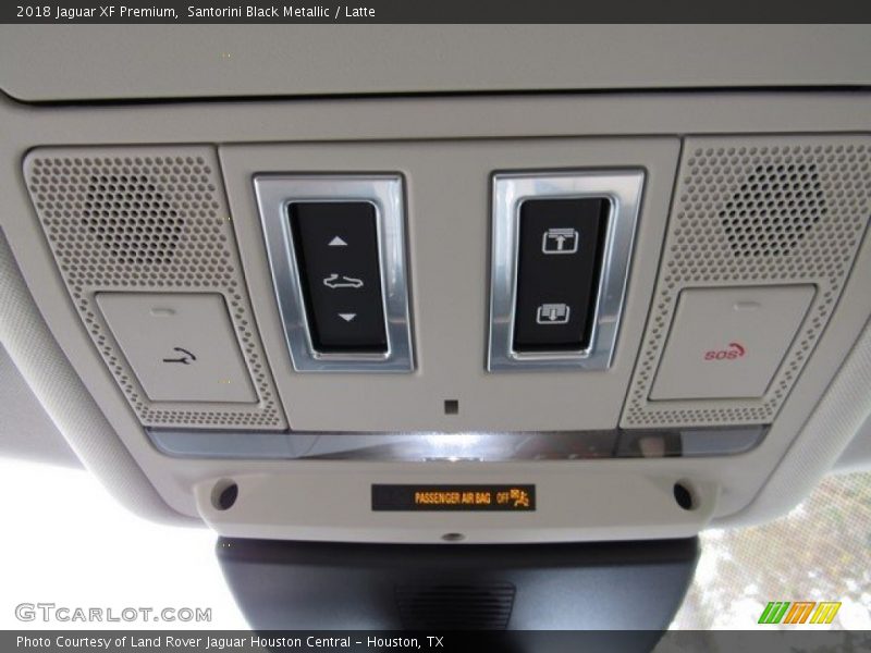 Santorini Black Metallic / Latte 2018 Jaguar XF Premium