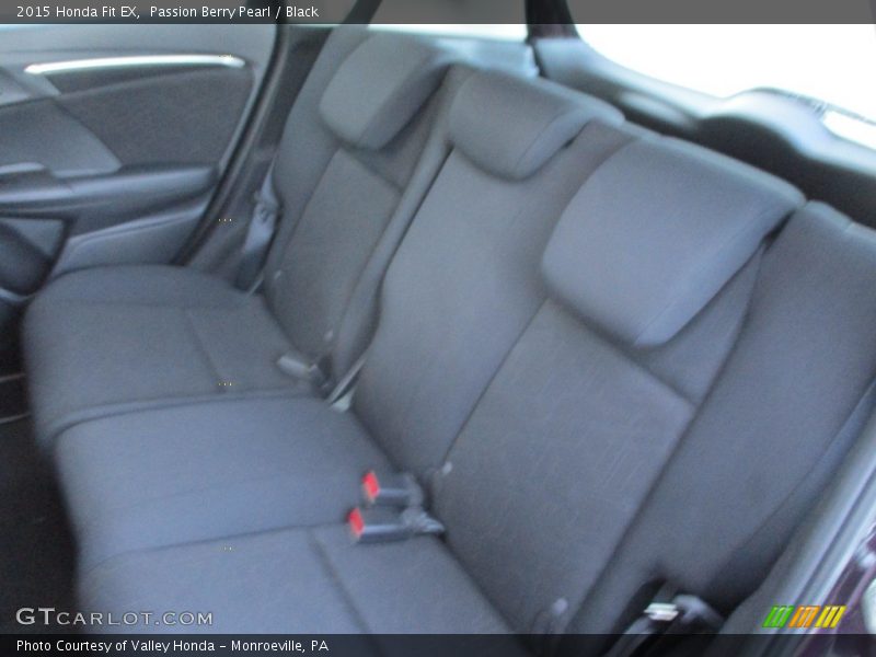 Passion Berry Pearl / Black 2015 Honda Fit EX