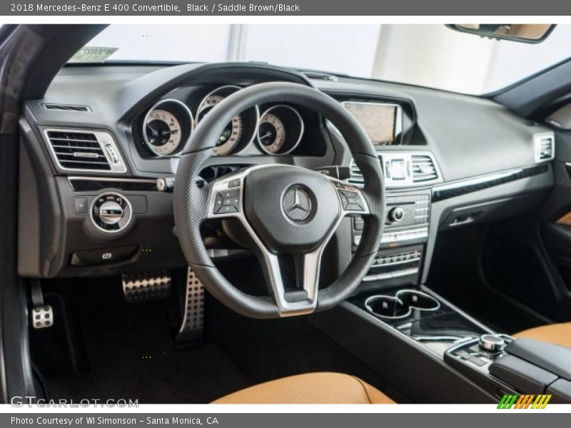 Black / Saddle Brown/Black 2018 Mercedes-Benz E 400 Convertible