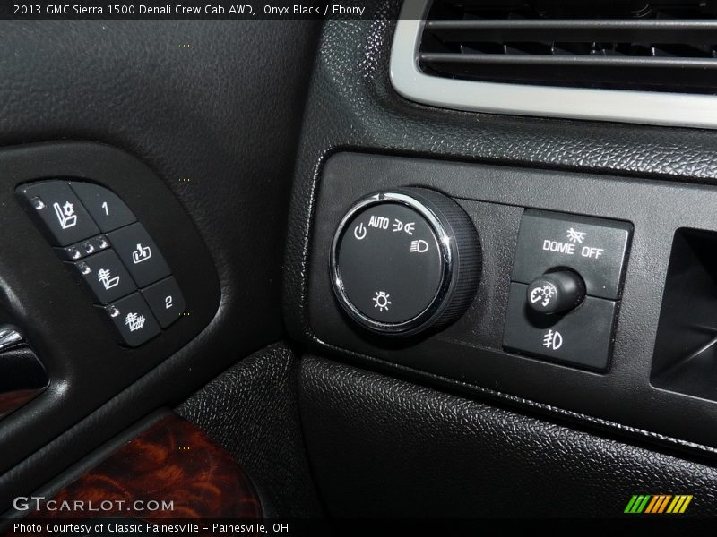Onyx Black / Ebony 2013 GMC Sierra 1500 Denali Crew Cab AWD
