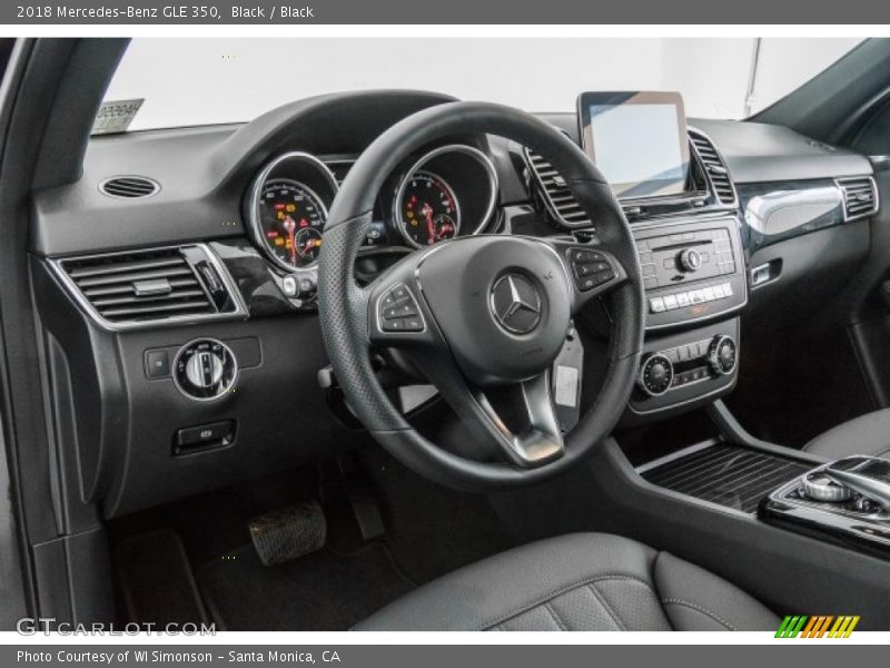 Black / Black 2018 Mercedes-Benz GLE 350