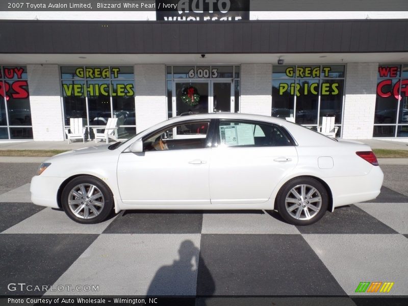 Blizzard White Pearl / Ivory 2007 Toyota Avalon Limited