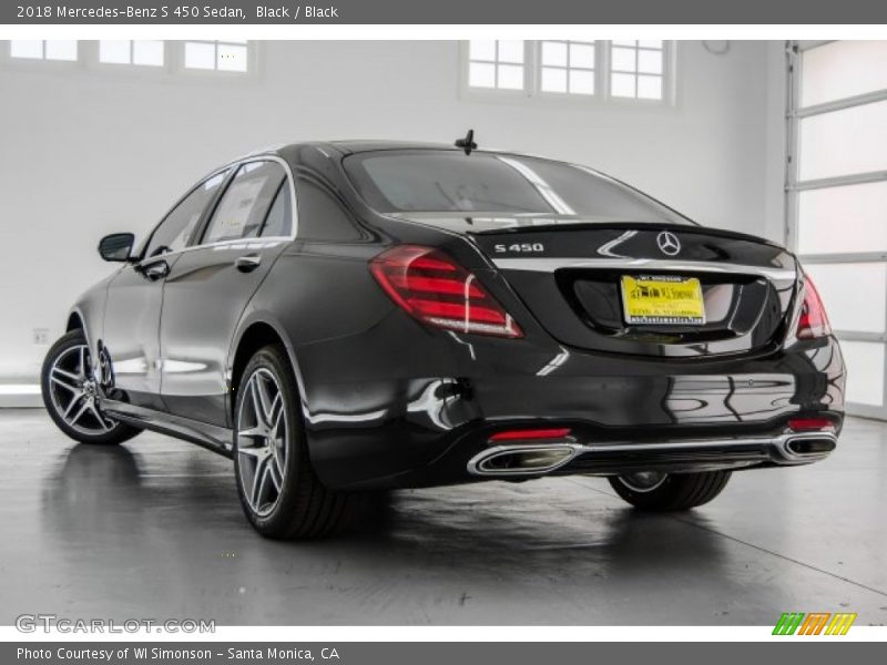 Black / Black 2018 Mercedes-Benz S 450 Sedan