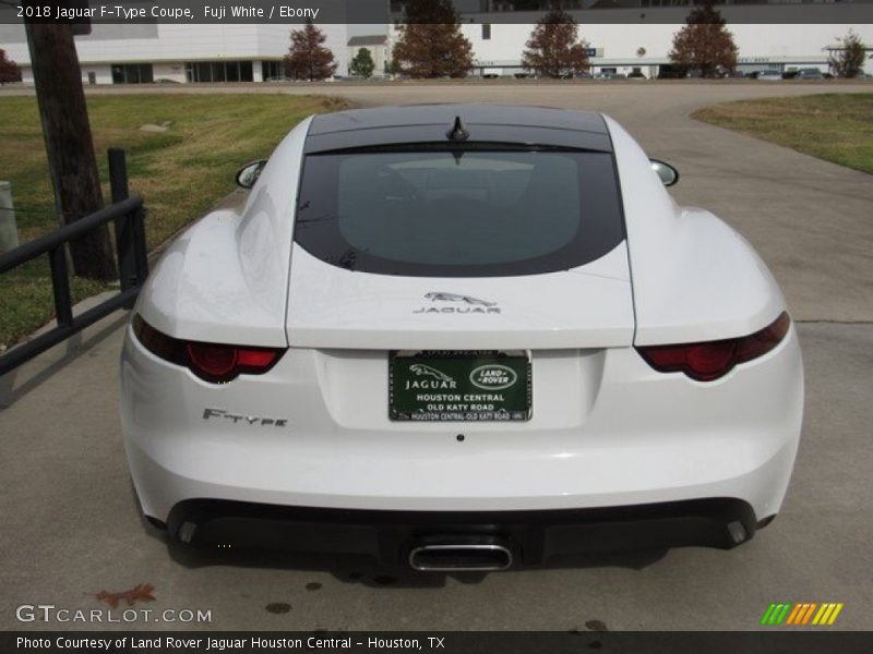 Fuji White / Ebony 2018 Jaguar F-Type Coupe