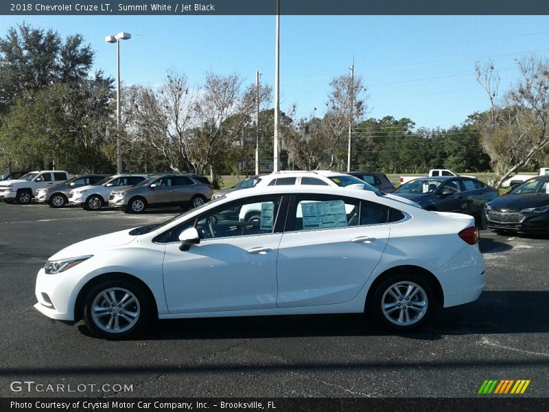 Summit White / Jet Black 2018 Chevrolet Cruze LT