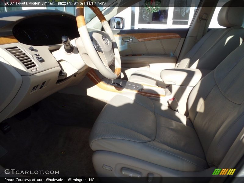 Blizzard White Pearl / Ivory 2007 Toyota Avalon Limited