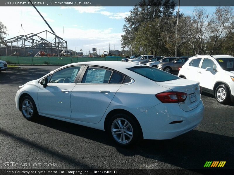 Summit White / Jet Black 2018 Chevrolet Cruze LT