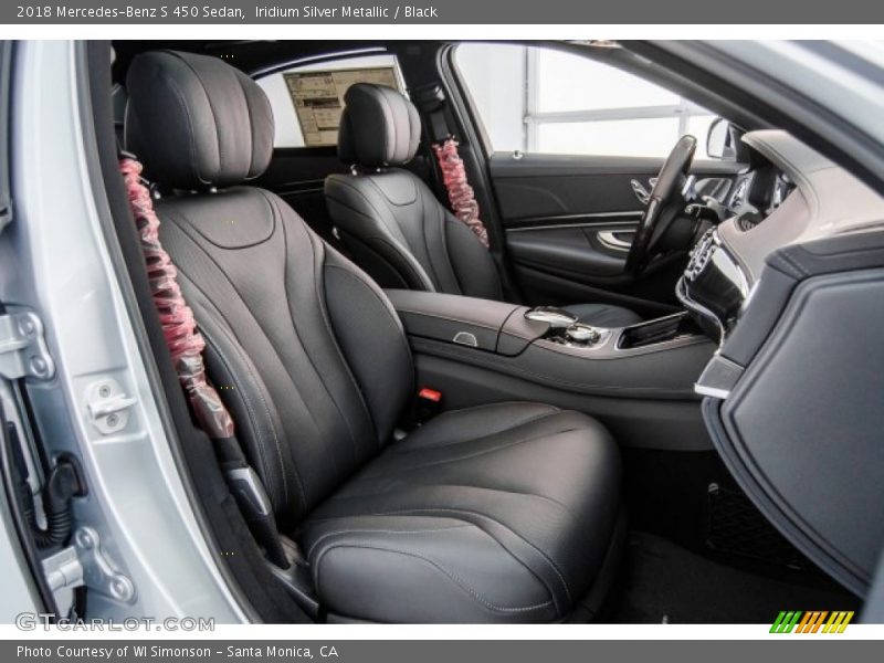 Iridium Silver Metallic / Black 2018 Mercedes-Benz S 450 Sedan