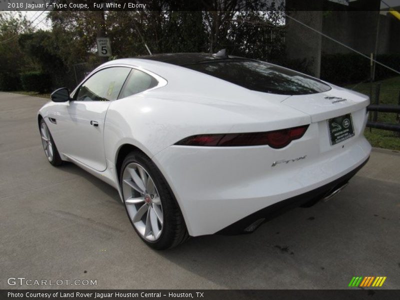 Fuji White / Ebony 2018 Jaguar F-Type Coupe