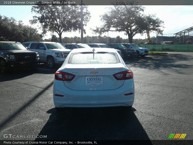 Summit White / Jet Black 2018 Chevrolet Cruze LT