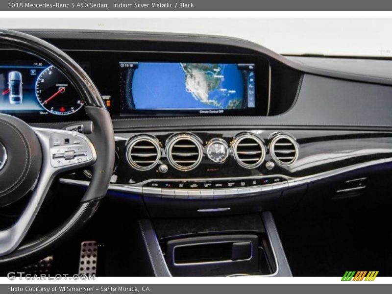 Iridium Silver Metallic / Black 2018 Mercedes-Benz S 450 Sedan