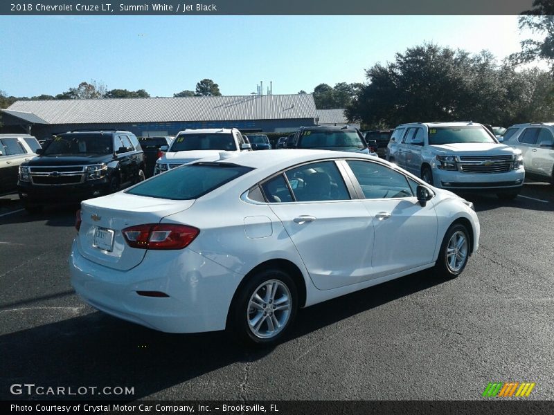 Summit White / Jet Black 2018 Chevrolet Cruze LT