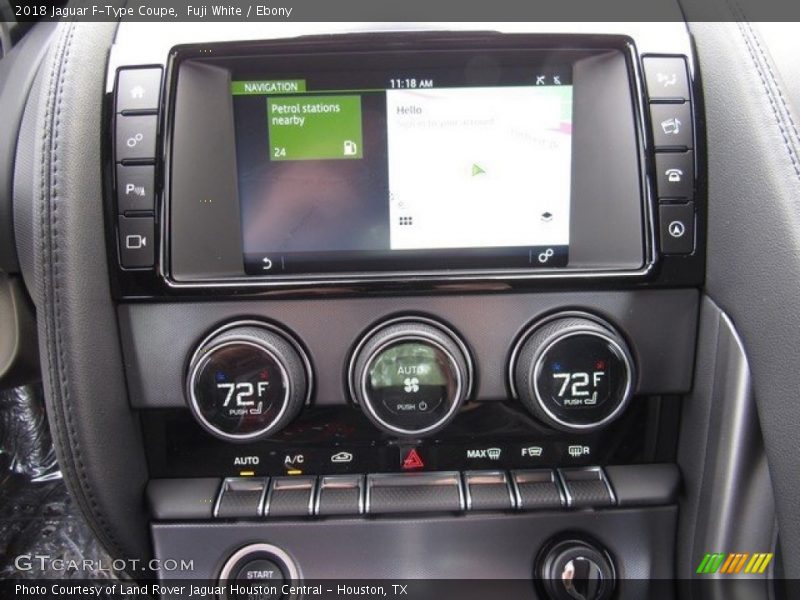 Controls of 2018 F-Type Coupe