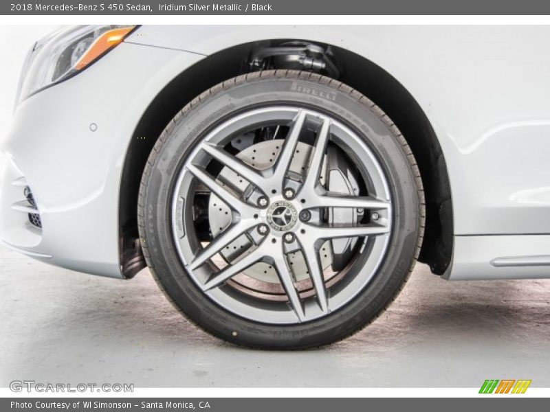 Iridium Silver Metallic / Black 2018 Mercedes-Benz S 450 Sedan