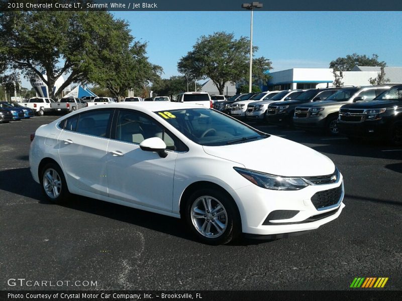 Summit White / Jet Black 2018 Chevrolet Cruze LT