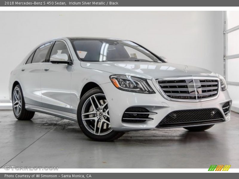 Iridium Silver Metallic / Black 2018 Mercedes-Benz S 450 Sedan