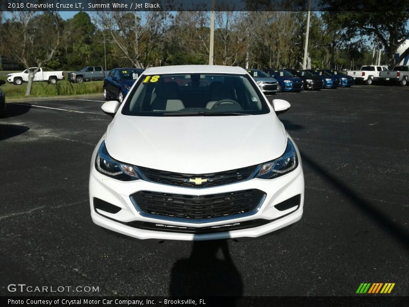 Summit White / Jet Black 2018 Chevrolet Cruze LT