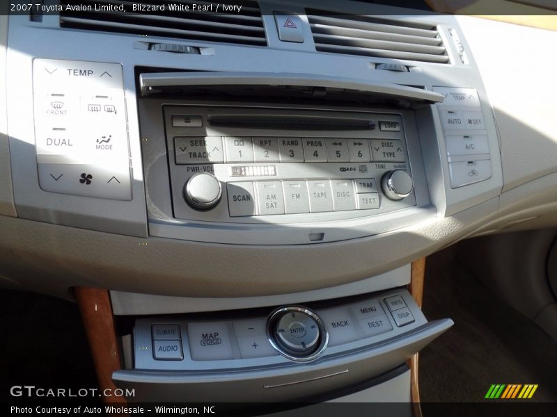 Blizzard White Pearl / Ivory 2007 Toyota Avalon Limited