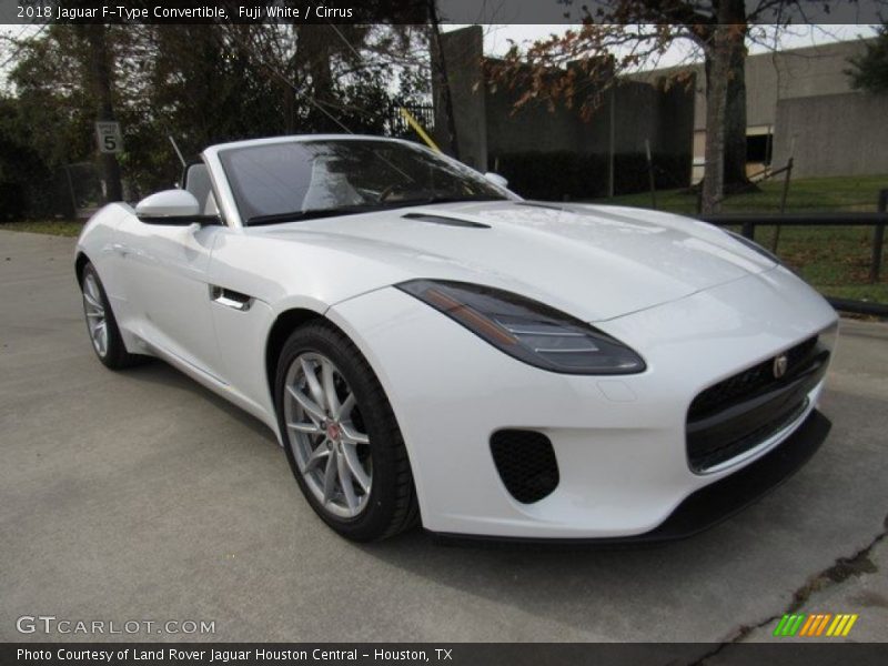 Front 3/4 View of 2018 F-Type Convertible