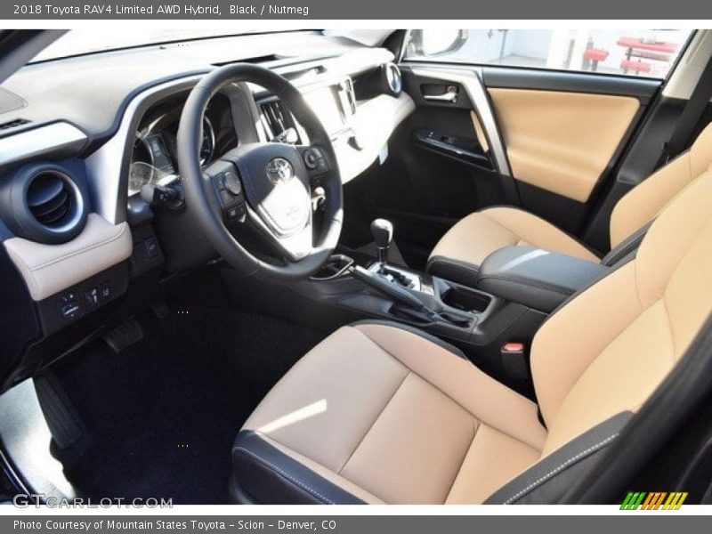 Black / Nutmeg 2018 Toyota RAV4 Limited AWD Hybrid