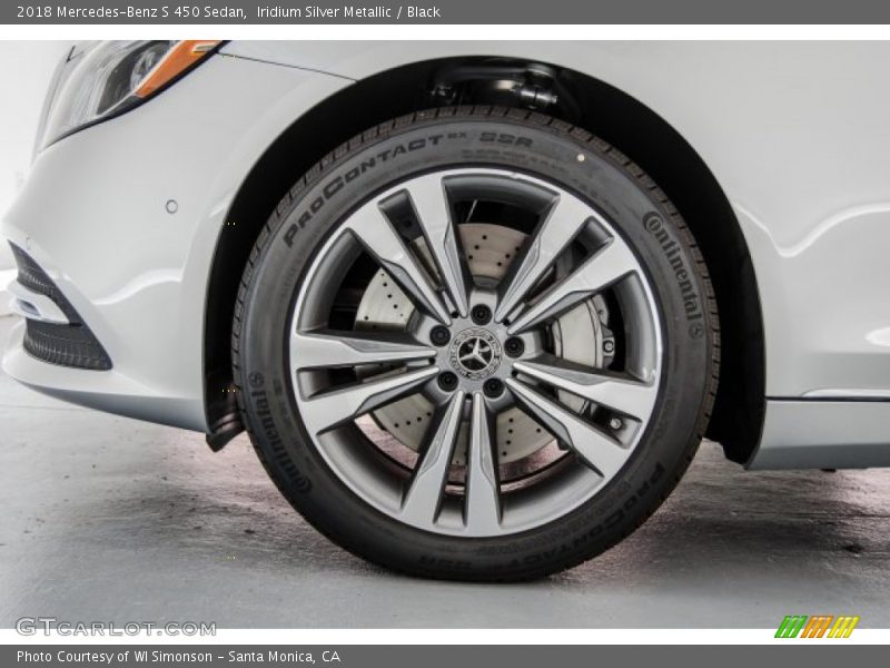 Iridium Silver Metallic / Black 2018 Mercedes-Benz S 450 Sedan