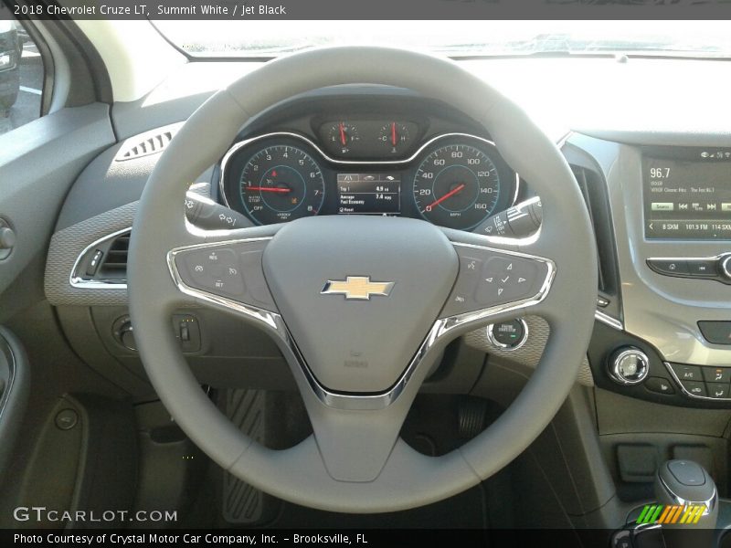 Summit White / Jet Black 2018 Chevrolet Cruze LT