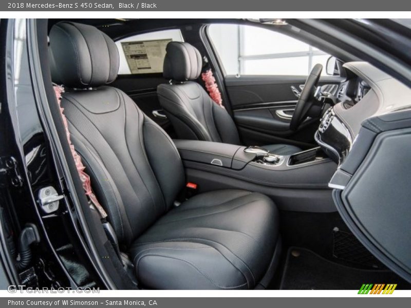 Black / Black 2018 Mercedes-Benz S 450 Sedan