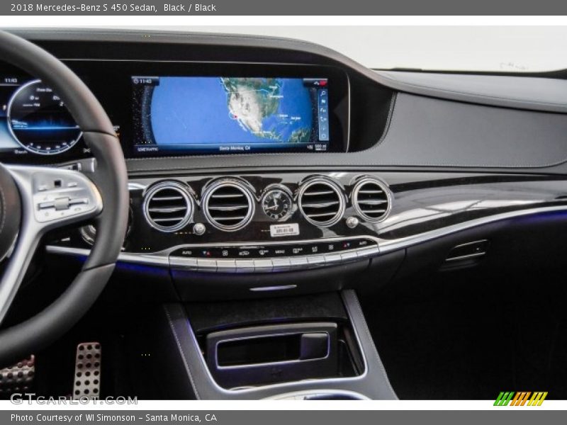 Black / Black 2018 Mercedes-Benz S 450 Sedan