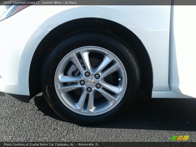 Summit White / Jet Black 2018 Chevrolet Cruze LT
