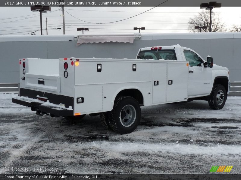 Summit White / Jet Black 2017 GMC Sierra 3500HD Regular Cab Utility Truck